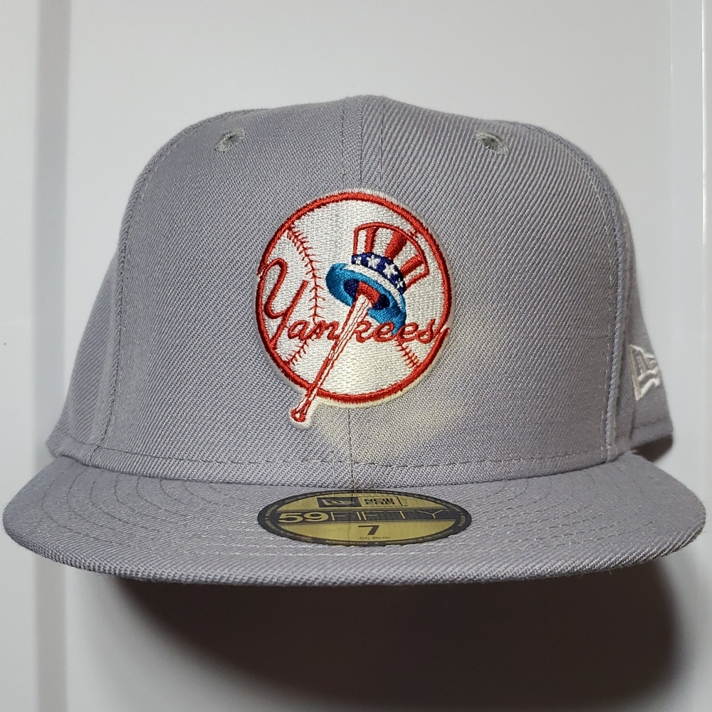New Era Gray Yankees Hat